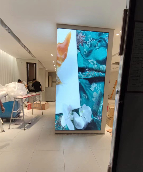 峰峰矿商场门店转角LED显示屏